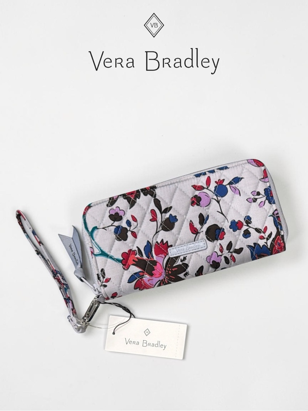 Vera Bradley RFID Vineyard‎ Floral Pattern  Wallet